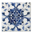 Tuscan Blue & White 4 pc Square Coaster Set