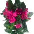 25" UV Impatiens Hanging Bush - Fuchsia