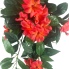25" UV Impatiens Hanging Bush - Coral