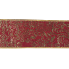 4" x 10yd Red & Gold Floral Jacquard Ribbon