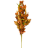30" Orange Berry Leaves Spray