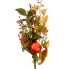 16" Pumpkin & Berry Spray