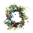 24" Mixed Flower Patriotic Wreath