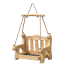 Wooden Swing Bird Feeder