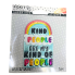 Kind of People 3D Textured Metallic Sticker