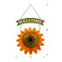 Welcome Sun Flower Birdhouse Sign