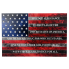 Metal Pledge of Allegiance Wall Art
