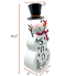 15.5" Metal Snowman w/ LED Candle Decor