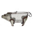 18" Metal Pig Basket w/Handle