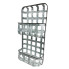 22.5"x10.5" Galvanized 2 Tray Wall Rack