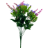 19" Flower Berry Mix Leaf Bush