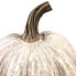 10" White Pumpkin Decor