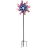 59" Iron Americana Rotating Wind Spinner