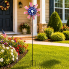 59" Iron Americana Rotating Wind Spinner