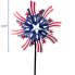59" Iron Americana Rotating Wind Spinner