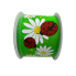 2.5" x 10yd Green Sun Flower Ladybug