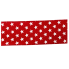 2.5" x 10yd White Stars on Red Ribbon