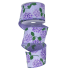2.5" x 10yd Purple Hydrangeas on Purple Ribbon