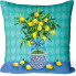 18" Lemon Topiary Outdoor Pillow