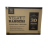 Velvet Hangers- Gray-30pk