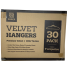 Velvet Hangers- Turquoise-30pk
