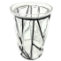 Glass and Metal Design Vase