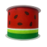 2.5" x 10yd Watermelon Rind Ribbon