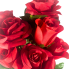 21" Rose & Bud Bush - Red