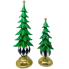 Christmas Tress on Ball Pedestal Set