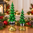 Christmas Tress on Ball Pedestal Set
