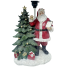 19" Christmas Tree & Santa Lamp