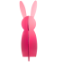 28" Wooden Bunny Stand Decor - Pink