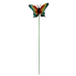 27" Butterfly Yard Stake- Blue & Orange