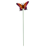 27" Butterfly Yard Stake- Orange & Pink