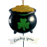 23" Pot of Gold "Lucky You" Metal Yard Stake