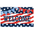 Patriotic Patterns Doormat