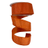 1.5" x 10yd Orange Specked Fall Ribbon
