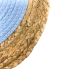 15" Round Light Blue Center Placemat - Set of 4