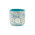 5" Blue/Copper Snowflake Planter