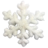 8" Glitter Snowflake Ornament