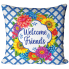 17" Floral Vines Pillow