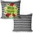 17" Ladybug Diamond Pillow