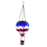 Hot Air Balloon Solar Lantern - American Flag- Small