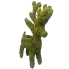 19" Standing Reindeer Deco Moss Planter