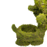 17" Sitting Reindeer Deco Moss Planter