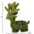 23" Sitting Reindeer Deco Moss Planter