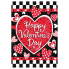 Valentine’s Check Garden Flag