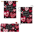 Black and Red Hearts Yard Decor Set