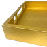 16" Golden Serving Tray w/ Handles