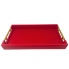 16" Red Serving Tray with Handles
